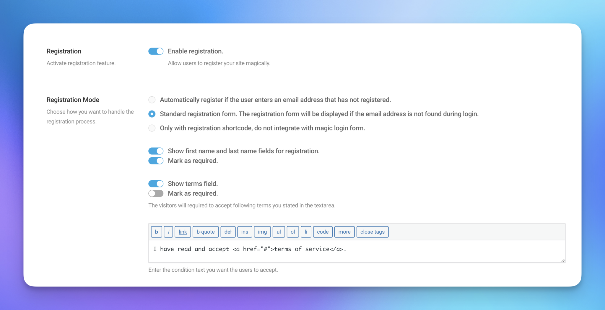 Magic Login 2.2 New Registration and Spam Protection Features!